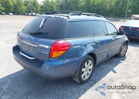 2006 Subaru Outback 2.5I z USA, uszkodzony, nr VIN 4S4BP61C667348042